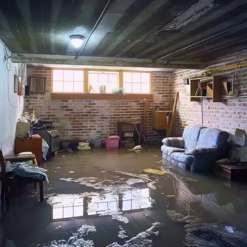 Flooded Basement Cleanup in Faulk County, SD